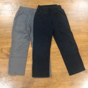 2 pair Tea Collection boy pants sz 5